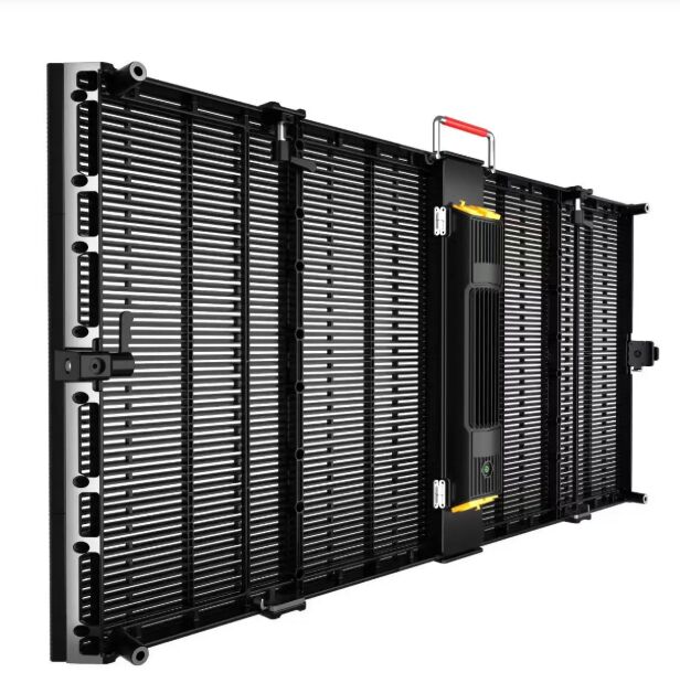 P3.91mm Transparent See Thru Led Display Rental For Outdoor Retail Windows