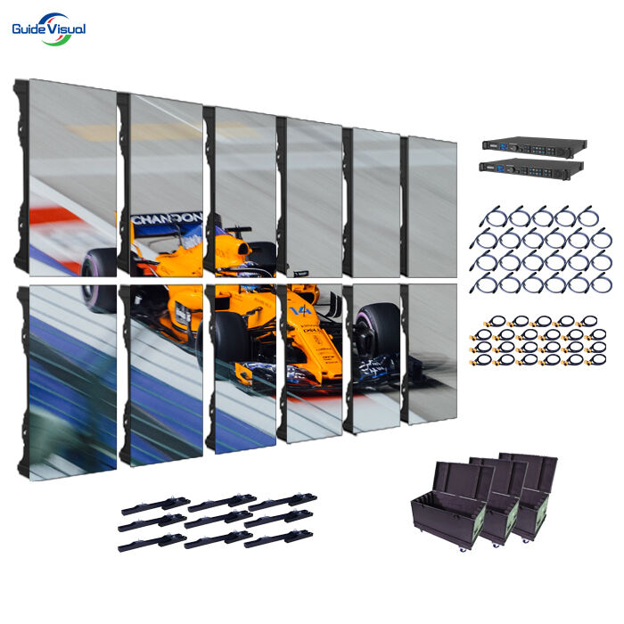 Guide Visual P2.9 Modular LED Display Solution, Flexible Cabinet Options, High Temperature Adaptability, Professional Visual System for Large Events