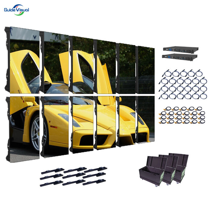 Guide Visual GS P3.91 Modular Full Color Outdoor LED Video Wall Anti-Collision Cabinet 5000cd 