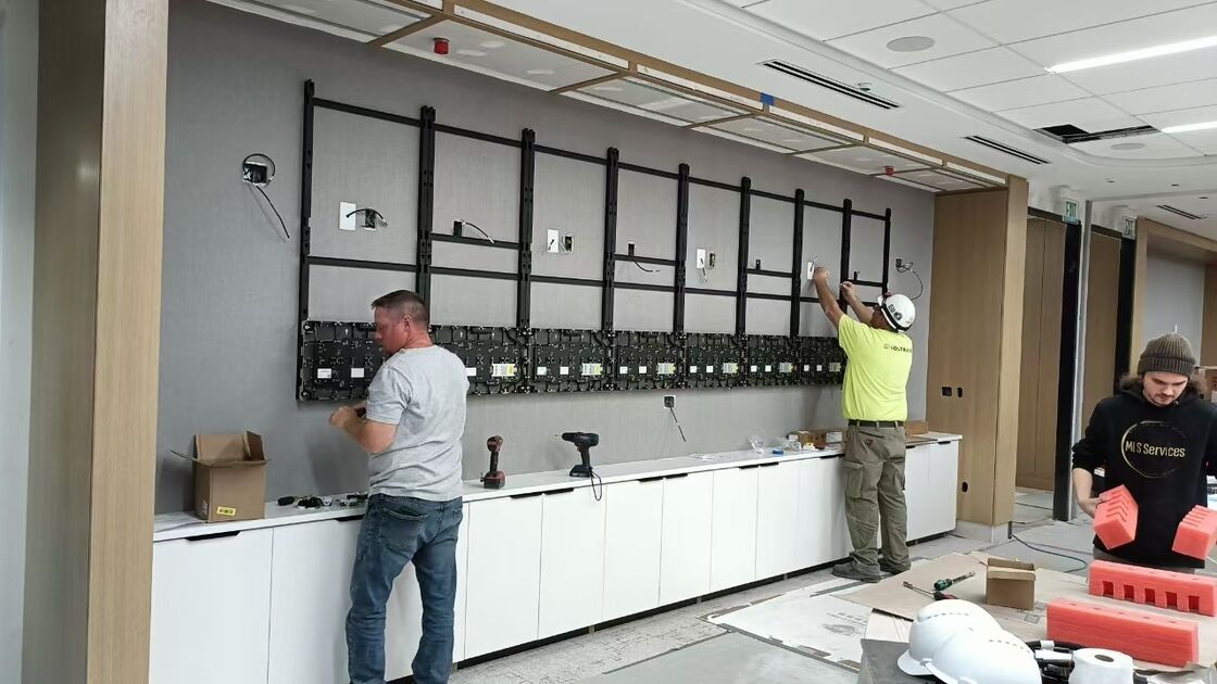 16:9 600X337.5mm COB Led Video Wall Indoor Seamless Small Pixel Pitch Display Board