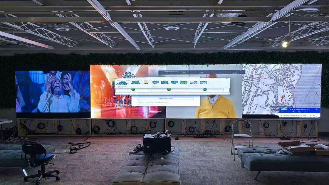 0.62mm-1.2mm Fixed COB Small Pixel Pitch Led Display Indoor Ultra HD Video Wall