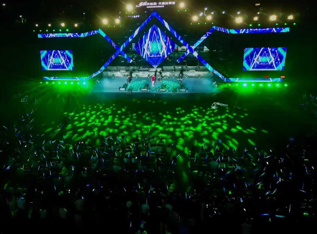 Guide Visual P3.91 Outdoor LED Wall Rental with Power Backup for Advertising & Events