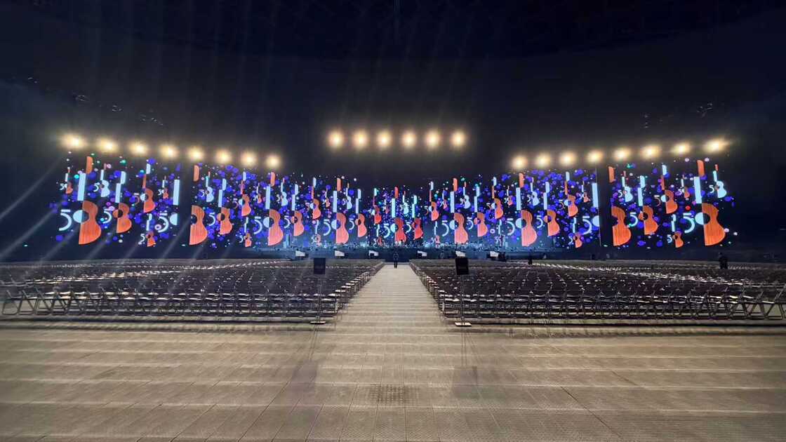 7680Hz Refresh Rate IP65 Waterproof Die-cast Aluminum LED Video Wall for Rental and Events