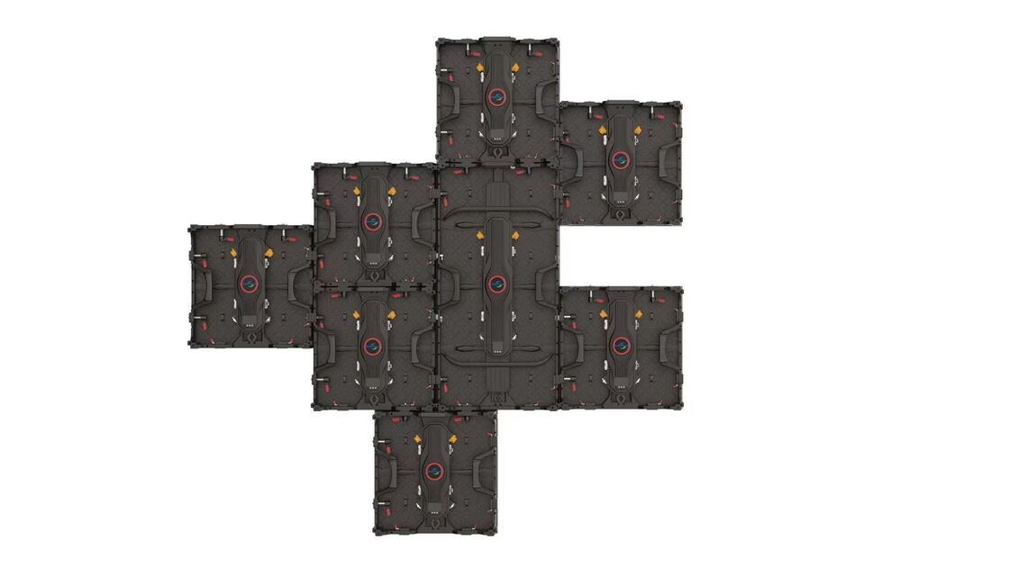 Guide visuel de mur d'images LED modulaire pour événements et spectacles