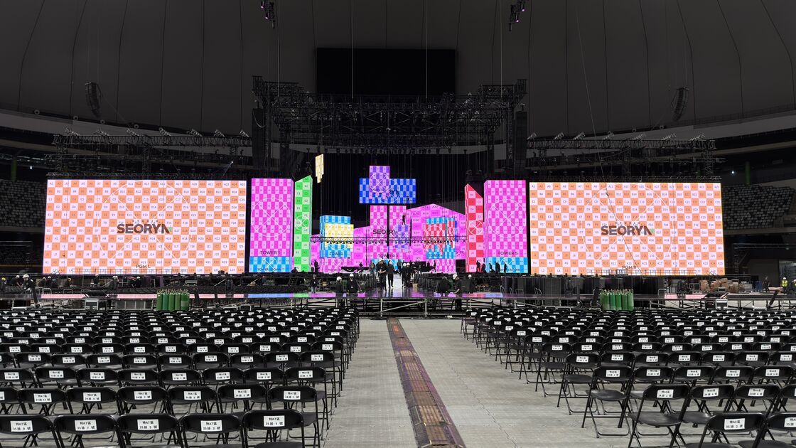Guide Visual GS P3.91 Rental LED Screen, 7680Hz Refresh Rate, Nova Control, Concert Use