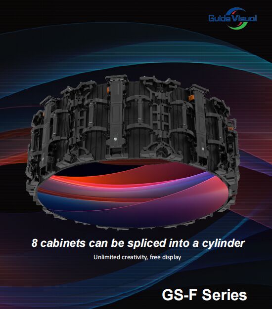 Curved Rental LED Screen for Creative Stage Design from Guide Visual