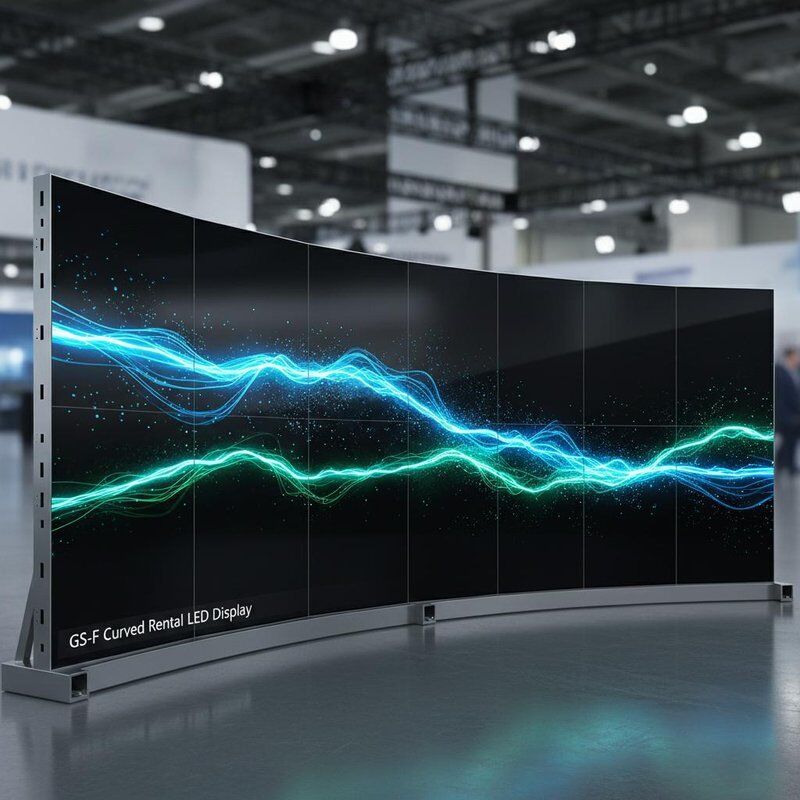 Ultra-Clear High-Brightness GS-F Curved Rental LED Display for Commercial  Exhibition Use