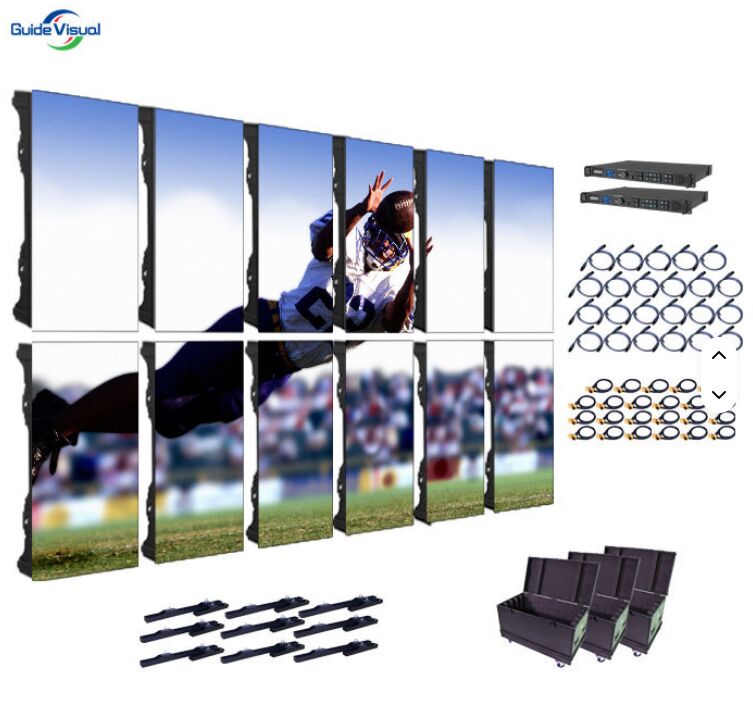 Guide Visual Concert Stage P3.91 Outdoor Rental LED Display for Tours, Quick Lock Dual Backup