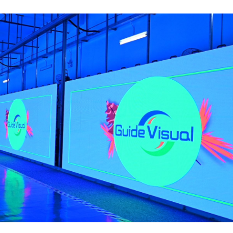 GS P3.9 Flexible Curve Full Color Outdoor LED Display Screen IP65 Rating Brightness 