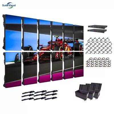 P2.6 Indoor LED Display with 2.6mm Pixel Pitch, 3840Hz Refresh Rate, and Lightweight Modular Cabinet for Rental