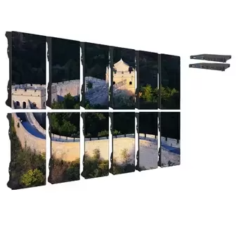 P4.81 Outdoor Rental LED Video Wall with 4500 cd/sqm Brightness 4.81mm Pixel Pitch and 3840 HZ Refresh Rate