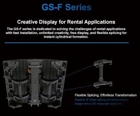 P2.6 LED Video Wall with 2.6mm Pixel Pitch, 3840Hz Refresh Rate, and Modular Design for Rental