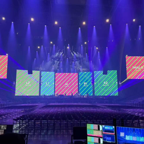 Guide Visual G10 P3.9 Rental LED Display with 4500 cd/sqm Brightness and 7680HZ Refresh Rate for Stage and Concerts