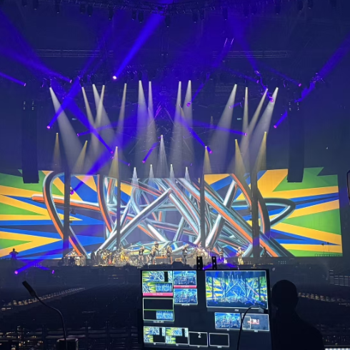 Guide Visual G10 P3.91 P2.976 P2.6  Rental LED Screen, 7680Hz Refresh Rate, Nova Control, Concert Use
