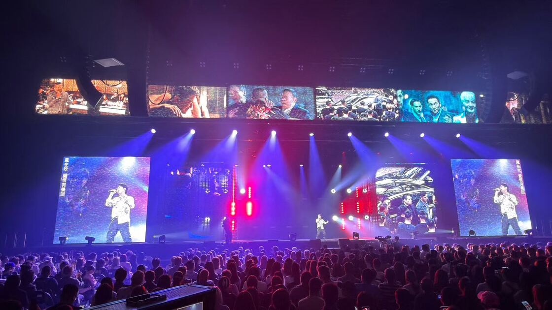 Guide Visual Lightweight P3.91 Stage Rental LED Screen, Fast Installation Die-casting Aluminum LED Display for Event Stage Backdrop