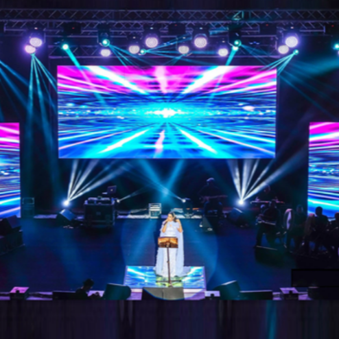 P3.91 Outdoor Rental LED Video Wall Display Panel View High Brightness Stage LED Screen for Music Concert