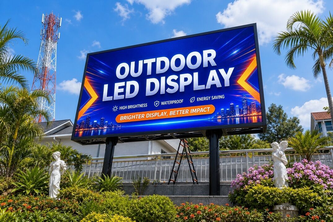 P2.5 Outdoor Fixed LED Display Screen — 5000nits IP65 Waterproof, 3840Hz High Refresh, Front & Rear Maintenance