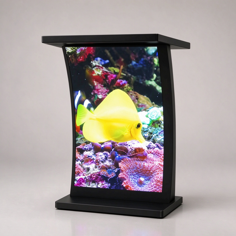 Guide Visual Wide P1.86 Curved Podium LED Display 640x960mm Smart Stage Speech Screen