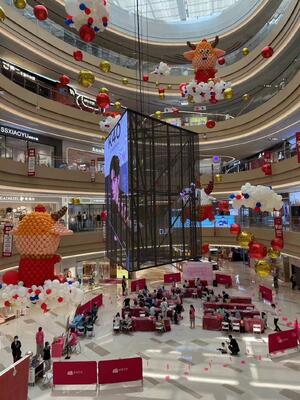 Concert Ticker Transparent LED Display Video Wall Billboards Rental